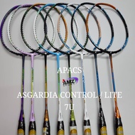 APACS Asgardia Lite/ Asgardia Control Badminton Racket (7U) READY STOCK ORIGINAL