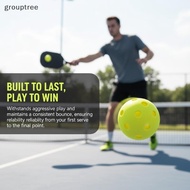 grouptree Heavy Duty Outdoor Pileball Balls 74MM 40 Precision Holes for Training Practice andpetitio