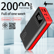 Bingo Powerbank 20000mAh Original FAST Charging Dual USB Charging With Flash Light แบตเตอรี่สำรอง พา