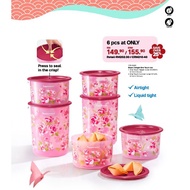 Tupperware Bloom Delight One Touch Set (6pcs)
