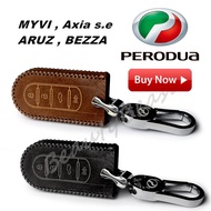 🔥 Myvi Accessories 🔥 Perodua Leather Key Cover Myvi Key Cover Bezza Key Cover Aruz Key Cover Axia Ke