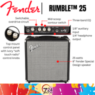 Fender Amp - Fender Rumble 25 25-watt Bass Combo Guitar Amp F03-237-0204-900 Fender Amplifier Fender Guitar Amplifier Fender Bass Amp Fender Bass Amplifier Fender Bass Guitar Amp Fender Electric Guitar Bass Amp 724ROCKS