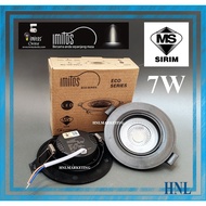 IMITOS 7W LED EYEBALL DOWNLIGHT BLACK SLIM DESIGN