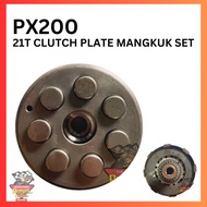 REMPIT Vespa Px 200  21T Clutch Plate Mangkuk Set