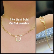14k Light Gold Tifffany Set Jewelry Accessories