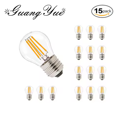G45 LED Filament Bulb E27 E26 220V 110V 4W 6W Dimmable Warm Cool Light Pendant Ceiling Lamp Replacea