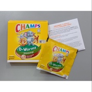 Champs D-Worms 2tablet (ubat cacing) chocolate flavour
