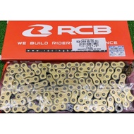 RCB Chain 428 / 415 Gold (Heavy Duty) S-Series (100% Original RCB) Rantai Spoket Motorcycle