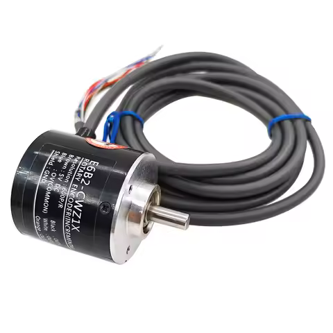 E6B2-CWZ1X Rotary Encoder DC5V Differential Output 100 200 360 400 500 600 1000 1024 1500 2000 PR Va