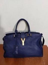 義大利製 Yves Saint Laurent Cabas Chyc Y Bag 聖羅蘭 YSL 手提包 托特包 IT包