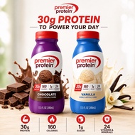 Premier Protein Shake 30g Protein (Chocolate & Vanilla) Ready-to-Drink (325 mL) Bottle