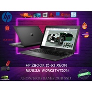 HP ZBOOK 15 G3 MOBILE WORKSTATION/INTEL XEON /15.6 INCH/16GB RAM 512GB SSD/GRAPHIC CARD NVIDIA 2GB/W