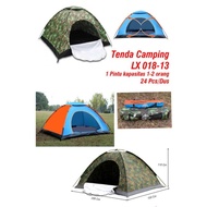 TENDA CAMPING LANGSUNG BUKA KAPASITAS 1-2 ORANG SPEEDS LX 018-13 - Shop Elmer