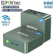 GMKtec G3 Mini PC Intel Alder Lake N100 Windows 11 Pro Mini PC 8/16GB DDR4 256/512GB PCIe M.2 SSD Wi