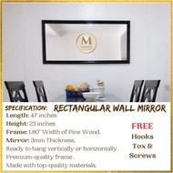 Wall Mirror with Wood Frame 23 inches x 47 inches