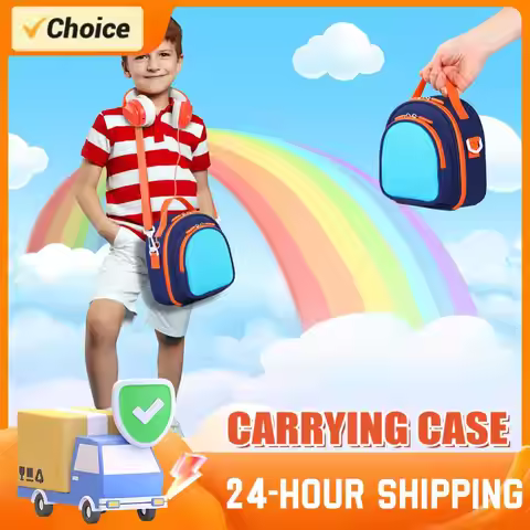 For Yoto Mini (2024 Edition) Storage Bag Card Holder Organizer Bag w/ Shoulder Strap for Audio Playe