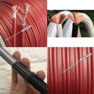 2* 4mm flat speaker wire, round silver core + FSK imported high quality copper, high quality speaker