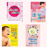 Combo 4Q Sách: Lần Đầu Làm Mẹ + Thai Giáo Theo Chuyên Gia - 280 Ngày - Mỗi Ngày Đọc Một Trang + Bách