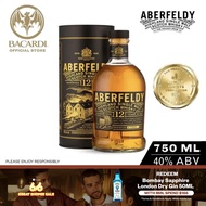 Aberfeldy 12 Year Old Single Malt Scotch Whisky - 750ml / 75cl, 40% ABV - Premium, Craft-Style Whisk