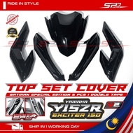 Y15 V2 Top Set Cover Set Batman Special Edition I Matte / Materic Black Double Tape PNP For YAMAHA Y