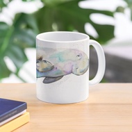 Happy Dugong Glass Mug