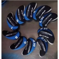 New 10pcs Taylormade Blue Neoprene Golf Club Iron Head Covers 4-9 PW-LW
