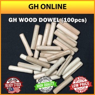 GH WOOD DOWEL (100pcs) 圆头木塞 (100支）