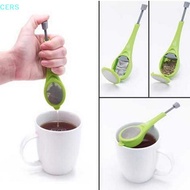 SUM Tea Infuser Loose Tea Leafs Strainer Herbal Spice Silicone Filter Diffuser Green VN