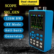 diymore DSO2512G ประสิทธิภาพสูง Dual-Channel Handheld Small Mini แบบพกพา Digital Oscilloscope 2.8นิ้