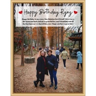 GIFT PHOTO FRAME MEMORIES (FREE FRAME)
