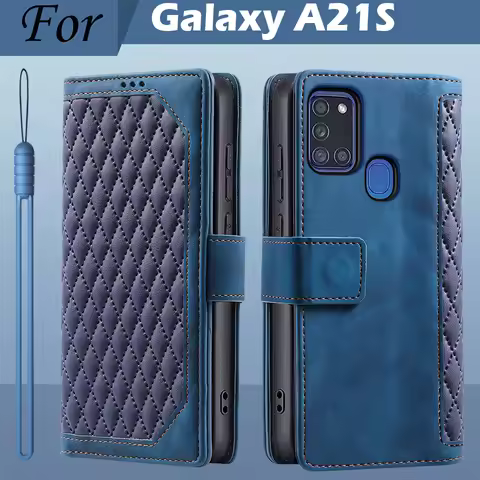 For Samsung Galaxy A21S Case Leather Flip A217F Samsung A21S Case For Coque Samsung A21S Phone Case 