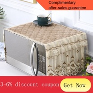 YQ43 New Beautiful Microwave Oven Cover European Universal Microwave Oven Cover Towel Oven Cover Cloth Dustproof Cover C
