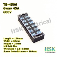 GG+45A Molded Terminal Block AC600V TB-4503 TB-4504 TB-4506 TB-4510 TB-4512