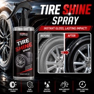 Tire Wheel Care Polish Coating Sealants Wet Gloss Shine Spray Tire Shine