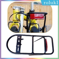 [Roluk] Rear Bike Rack Back Seat Heavy Duty Sturdy Tailstock Holder Bike Cargo Rack