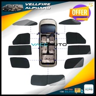Toyota Alphard Vellfire 2024 40 Series AH40 Rear Front Side Door Window Split Sunshade Design Trim V