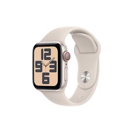 Apple/苹果 Watch SE 2023款智能手表GPS+蜂窝款40毫米星光色铝金属表壳星光色运动型表带M/L MRG23CH/A