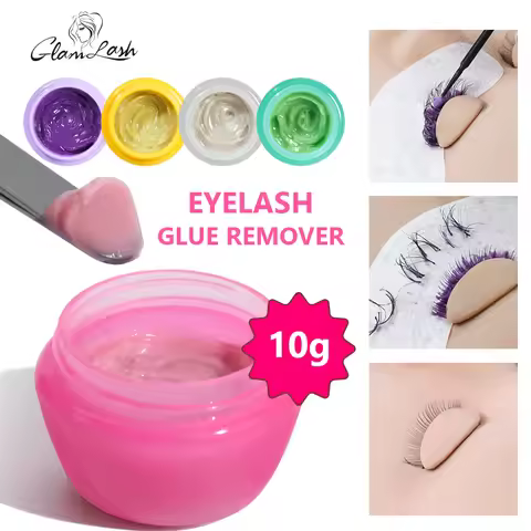 GLAMLASH 10g Eyelash Glue Remover Fruit Flavour Remover Cream for Eyelash Extensions Fragrancy Smell