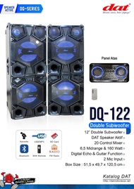 DAT DQ-122 Speaker Bluetooth Aktif 12 Inch Double