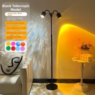 HAOXIANGJIA | Dual-headed Water Ripple Sunset Atmosphere Light Bedroom & Live-stream Background Deco