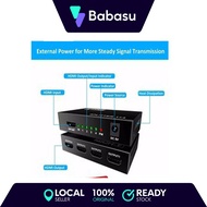 Full HD HDMI Splitter 1X4 4 Port Hub Repeater Amplifier v1.4 1 IN 4 OUT FULL HD for Astro / PC/ Lapt