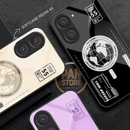 Casing hp For poco C71 Case For body and camera protector poco C71 Softcase Glass Case poco C71 Pro