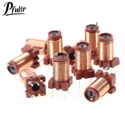 10Pcs High Quality 26T 2.1uh-6.3uH Adjustable High-Frequency Ferrite Core Inductor