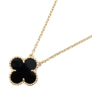 【二手】梵克雅寶 (Van Cleef & Arpels) 復古 Alhambra 縓瑪瑙項鍊，18K（黃金）