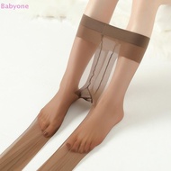 Babyone T-Crotch Anti-Slip Pantyhose - 20D Black Stockings, Pack of Two