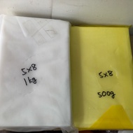 Plastic bag 5x8   500g(HM)/ 1kg(HD)