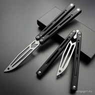 Cross-Border E-Commercial CNC One G10 Handle Butterfly Knife csgo Game Pattern Swing Hand Knife Novi