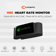 Coospo H9Z Heart Rate Monitor Cycling Chest Strap ANT+ Bluetooth IP67 Heart Rate Sensor Compatible GARMIN Bryton XOSS IGPsport heart rate monitor chest heart rate monitor strap