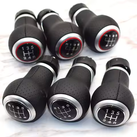 5/6 Speed Manual Car Gear Shift Knob Lever Stick Pen Handle For Audi A4 S4 B8 8K A5 8T Q5 8R S Line 