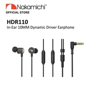 Nakamichi HDR110 In-Ear 10mm Dynamic Driver Earphones